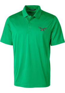 Cutter and Buck Philadelphia Eagles Mens Kelly Green Prospect Short Sleeve Polo