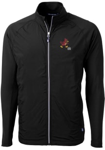 Cutter and Buck Iowa State Cyclones Mens Black Adapt Medium Weight Jacket