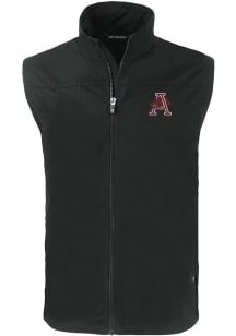 Cutter and Buck Arkansas Razorbacks Mens Black Charter Sleeveless Jacket