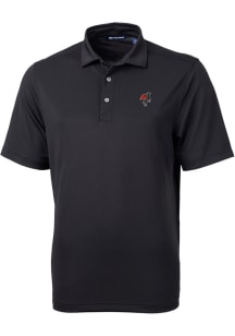 Cutter and Buck Texas Tech Red Raiders Mens Black Virtue Short Sleeve Polo