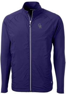 Cutter and Buck Colorado Rockies Mens Purple Adapt Medium Weight Jacket