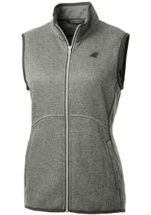 Cutter and Buck Carolina Panthers Womens Grey Mainsail Vest