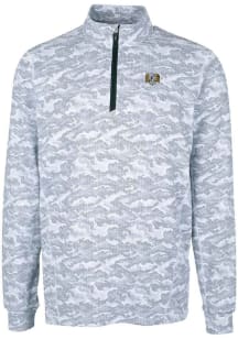 Cutter and Buck North Carolina Tar Heels Mens Charcoal Traverse Vault Big and Tall Qtr Zip