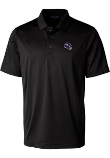 Cutter and Buck Minnesota Vikings Black Helmet Prospect Big and Tall Polo