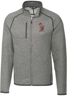 Cutter and Buck Minnesota Golden Gophers Mens Grey Vault Mainsail Big and Tall Light Weight Jacket