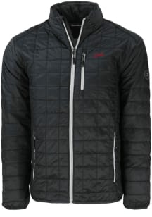 Cutter and Buck SMU Mustangs Mens Black Vault Rainier PrimaLoft Big and Tall Lined Jacket