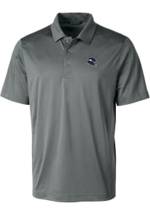 Cutter and Buck Minnesota Vikings Mens Grey Helmet Prospect Short Sleeve Polo