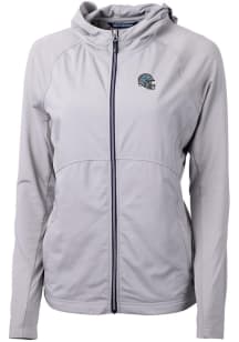 Cutter and Buck Detroit Lions Womens Grey Helmet Adapt Eco Light Weight Jacket