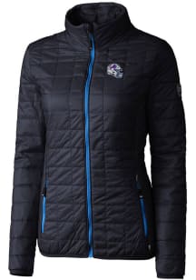 Cutter and Buck Buffalo Bills Womens Navy Blue Helmet Rainier PrimaLoft Filled Jacket