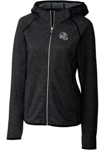 Cutter and Buck Carolina Panthers Womens Charcoal Helmet Mainsail Medium Weight Jacket