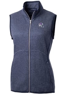 Cutter and Buck Buffalo Bills Womens Navy Blue Helmet Mainsail Vest