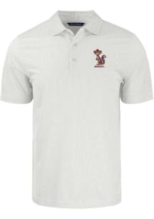 Cutter and Buck Minnesota Golden Gophers White Pike Symmetry Vault Big and Tall Polo