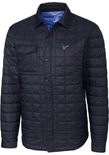 Cutter and Buck Houston Texans Mens Navy Blue Americana Rainier PrimaLoft Outerwear Lined Jacket