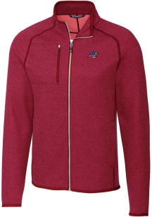 Cutter and Buck Carolina Panthers Mens Red Mainsail Medium Weight Jacket