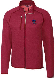 Cutter and Buck New Orleans Saints Mens Red Mainsail Medium Weight Jacket