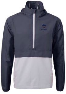 Cutter and Buck New Orleans Saints Mens Navy Blue Americana Charter Eco Pullover Jackets