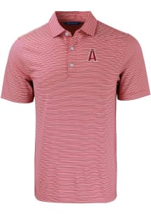 Cutter and Buck Los Angeles Angels Red City Connect Forge Double Stripe Big and Tall Polo