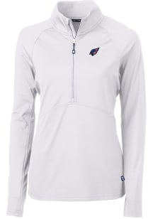 Cutter and Buck Arizona Cardinals Womens White Americana Adapt Eco Qtr Zip