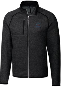 Cutter and Buck Miami Marlins Mens Charcoal Mainsail Medium Weight Jacket