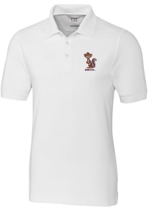 Cutter and Buck Minnesota Golden Gophers White Advantage Vault Big and Tall Polo