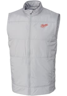 Cutter and Buck Dayton Flyers Big and Tall Grey Stealth Vault Mens Vest