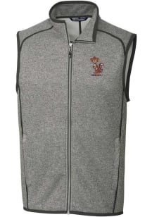 Cutter and Buck Minnesota Golden Gophers Big and Tall Grey Vault Mainsail Mens Vest