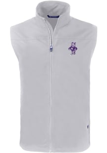 Cutter and Buck K-State Wildcats Big and Tall Grey Charter Vault Mens Vest