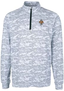 Cutter and Buck Tennessee Volunteers Mens Charcoal Traverse Vault Long Sleeve Qtr Zip Pullover
