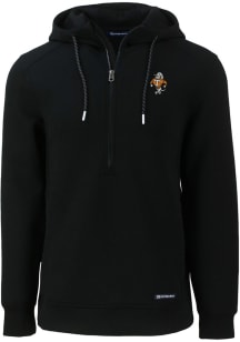 Cutter and Buck Tennessee Volunteers Mens Black Roam Vault Long Sleeve Hoodie