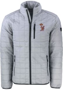 Cutter and Buck Minnesota Golden Gophers Mens Grey Rainier PrimaLoft Vault Filled Jacket
