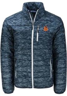 Cutter and Buck Syracuse Orange Mens Navy Blue Rainier PrimaLoft Vault Filled Jacket