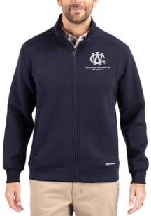 Cutter and Buck George Washington Revolutionaries Mens Navy Blue Roam Vault Light Weight Jacket