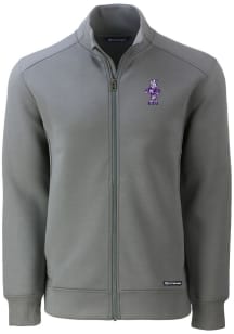 Cutter and Buck K-State Wildcats Mens Grey Roam Vault Light Weight Jacket