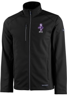 Cutter and Buck K-State Wildcats Mens Black Evoke Vault Light Weight Jacket