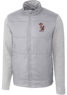 Cutter and Buck Minnesota Golden Gophers Mens Grey Stealth Vault Medium Weight Jacket