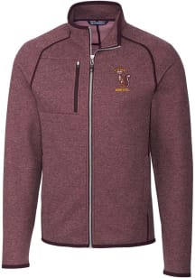 Cutter and Buck Minnesota Golden Gophers Mens Maroon Mainsail Vault Design Medium Weight Jacket