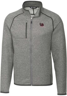 Cutter and Buck South Carolina Gamecocks Mens Grey Mainsail Vault Medium Weight Jacket