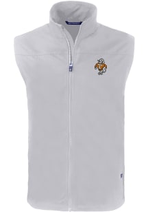 Cutter and Buck Tennessee Volunteers Mens Grey Charter Vault Sleeveless Jacket