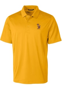 Cutter and Buck Minnesota Golden Gophers Mens Gold Prospect Vault Short Sleeve Polo