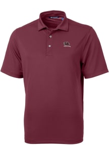Cutter and Buck South Carolina Gamecocks Mens Red Vault Virtue Eco Pique Short Sleeve Polo