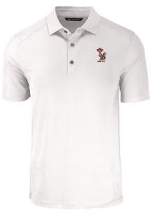 Cutter and Buck Minnesota Golden Gophers Mens White Vault Forge Recycled Short Sleeve Polo