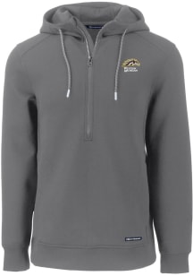 Cutter and Buck Western Michigan Broncos Mens Grey Roam Hood