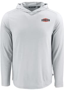 Cutter and Buck Rally House Mens Charcoal Employee Coastline Eco Long Sleeve Hoodie