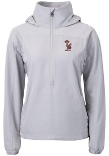 Cutter and Buck Minnesota Golden Gophers Womens Grey Charter Eco Vault Pullover