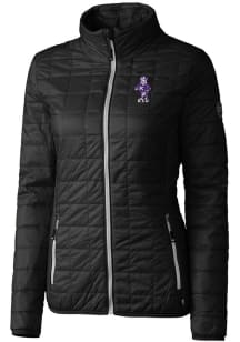 Cutter and Buck K-State Wildcats Womens Black Vault Rainier PrimaLoft Filled Jacket