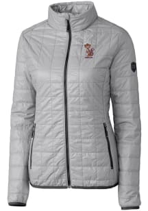 Cutter and Buck Minnesota Golden Gophers Womens Grey Rainier PrimaLoft Vault Filled Jacket