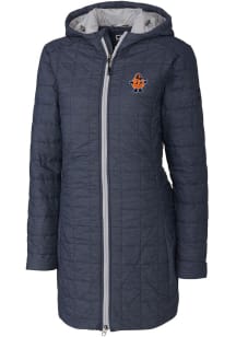 Cutter and Buck Syracuse Orange Womens Grey Rainier PrimaLoft Vault Filled Jacket