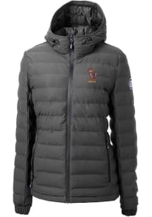 Cutter and Buck Minnesota Golden Gophers Womens Grey Mission Ridge Repreve Vault Filled Jacket