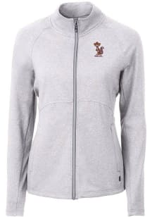 Cutter and Buck Minnesota Golden Gophers Womens Grey Adapt Eco Vault Light Weight Jacket