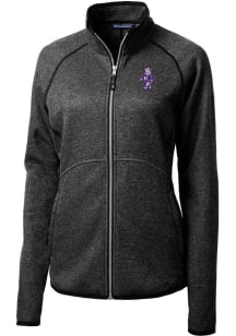 Cutter and Buck K-State Wildcats Womens Charcoal Mainsail Vault Light Weight Jacket